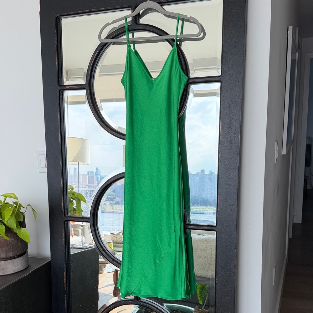 Wilfred Green Slip Dress